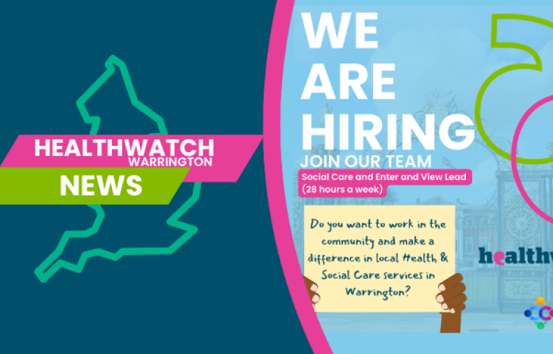 Healthwatch Warrington New job 