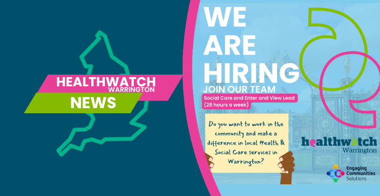 Healthwatch Warrington New job