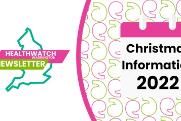 Healthwatch Warrington Christmas Information Newsletter