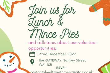 Volunteer Christmas  Lunch 