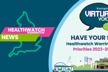 Healthwatch Warrington Virtual Voices Priorities 2023