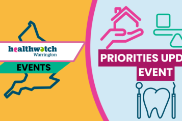 Healthwatch Warrington Priorities event 