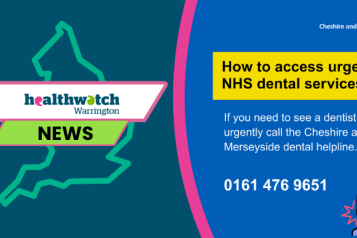 Extra appointments are now available for people in Cheshire and Merseyside who need urgent dental care – including for those who don’t have a usual dentist.