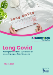 Healthwatch Warrington Long Covid 